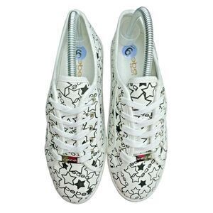 Bebe Women's Daney Sneaker‎ White Size 9 - New Without Box